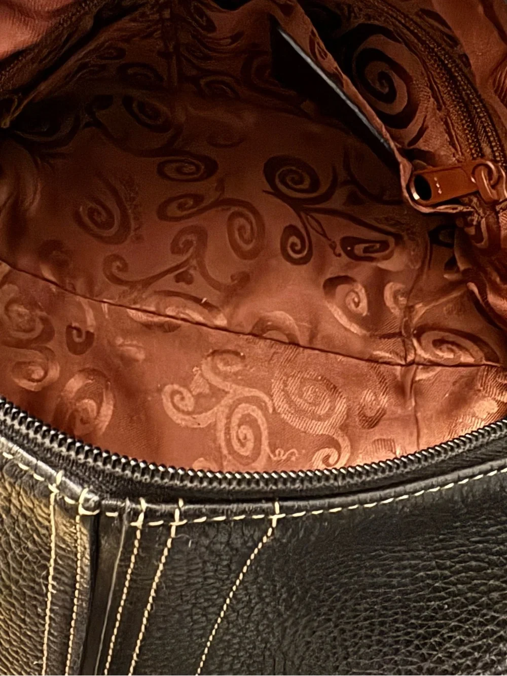 Brighton black leather